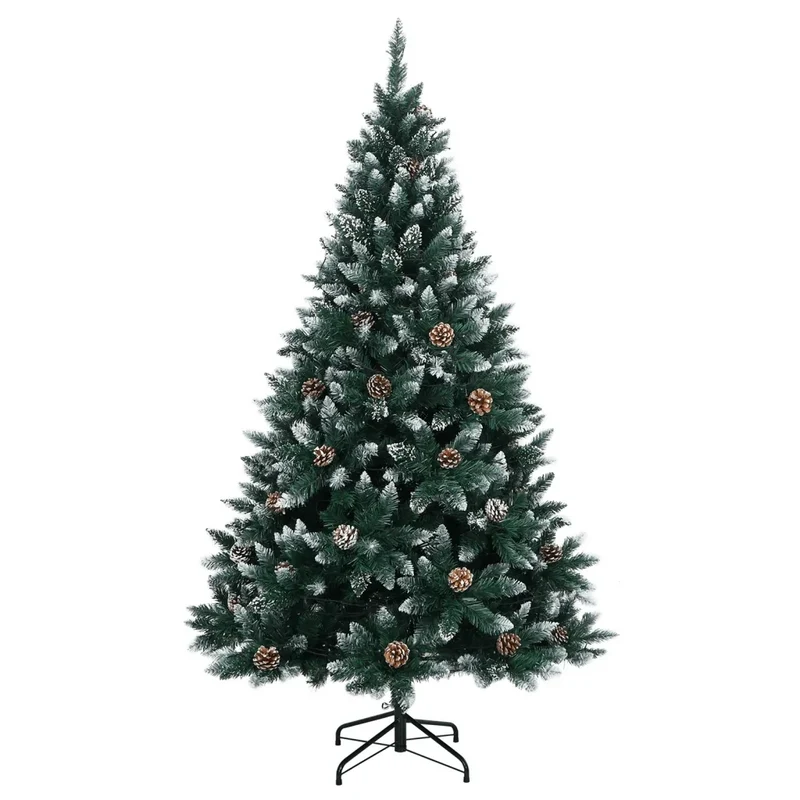 Albero di Natale Artificiale con 300 LED 210 cm 3315776