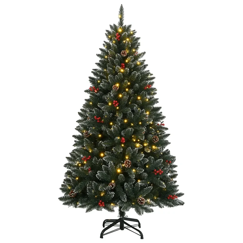 Albero di Natale Artificiale con 300 LED 210 cm 3315756