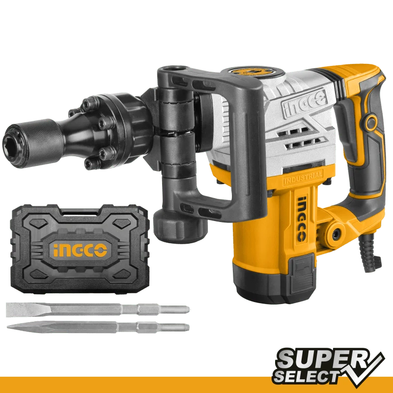 Martello demolitore Ingco 1300 W con 2 scalpelli