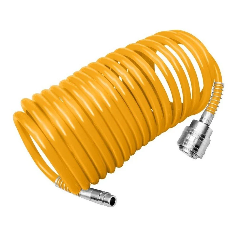 Tubo spiralato in pu 5/8" Ingco con raccordi