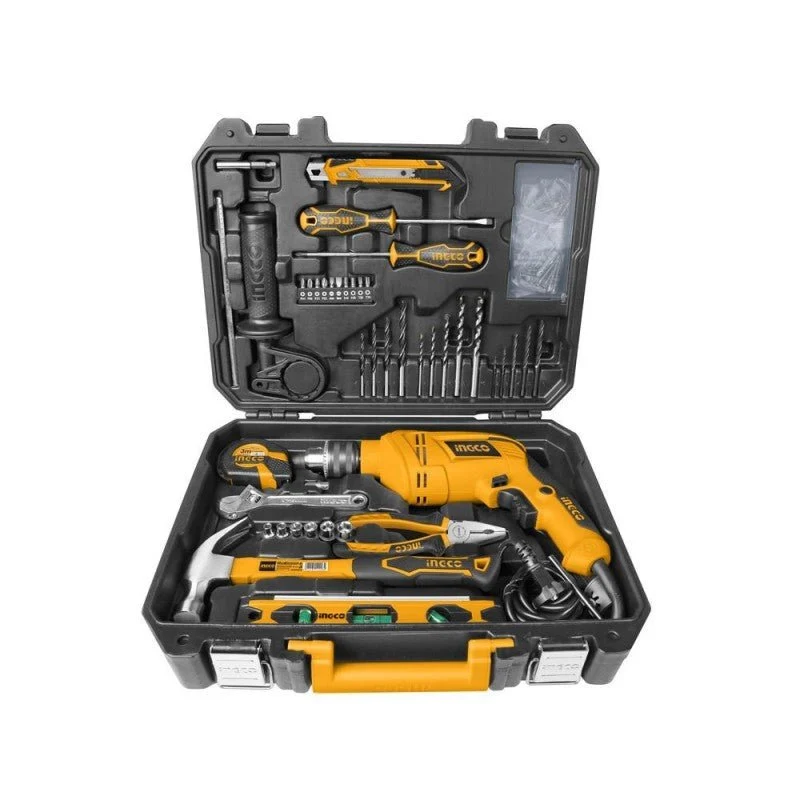 Valigetta con trapano e 101 utensili Ingco