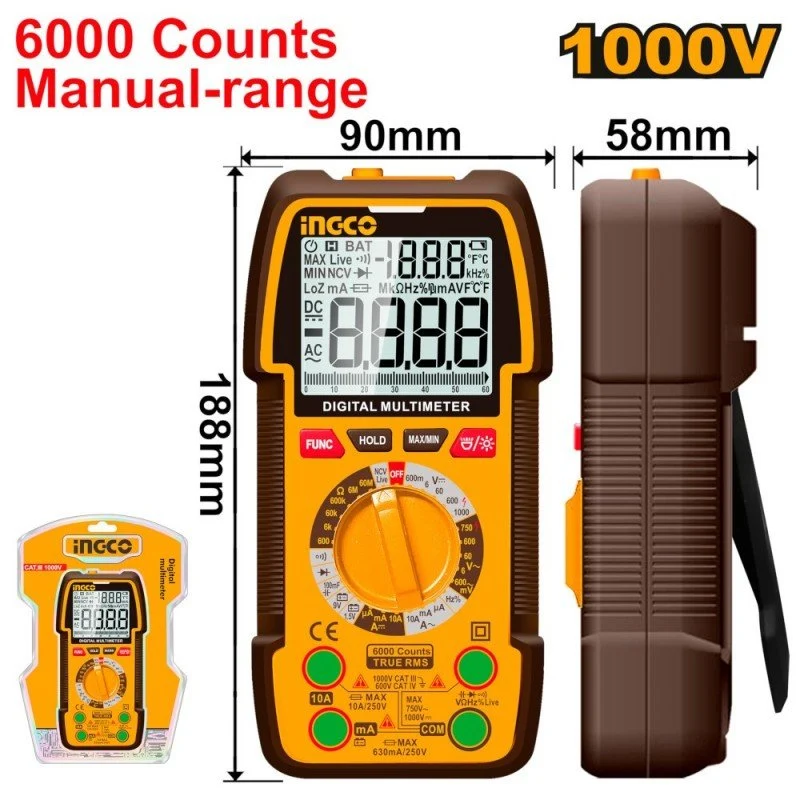 Multimetro Digitale 1000v