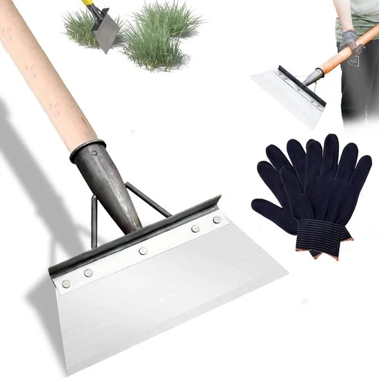 Raschietto multifunzionale per giardino - Pulizia giardino di alta qualità - 1 pezzo - Acciaio manganese