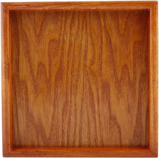 Tavolo di servizio in legno massello decorativo - 22 x 22 cm tavolo di servizio 70x70