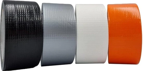 Set di colla adesiva universale a rotolo per ogni colore - nero grigio bianco arancione - colla adesiva resistente e tessuta.