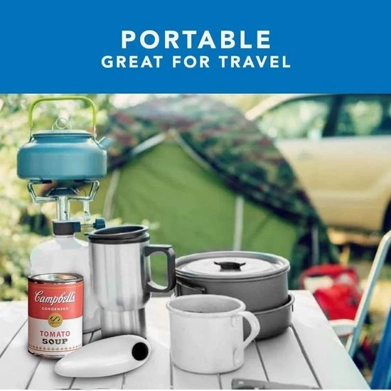 Apri Bricole Automatico Portatile - Apri Bricole Senza Mano - Funziona con Batteria - Incluso Supporto per Bottiglia Grip Mate - Elimina la Fatica alla Mano - Aiuta a Prevenire Infortuni con Artrite Apri Bricole