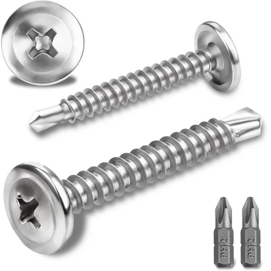 Scretti a tappo auto - acciaio inossidabile - set da 120