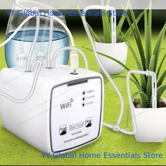 Sistema di Irrigazione Wi-Fi - Pompaggio Doppio - Timerizzato - App Controllato