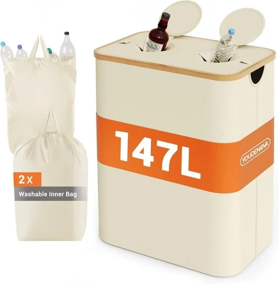 Contenitori per bottiglie con chiusura ermetica - Densità odorante e pratico - Beige