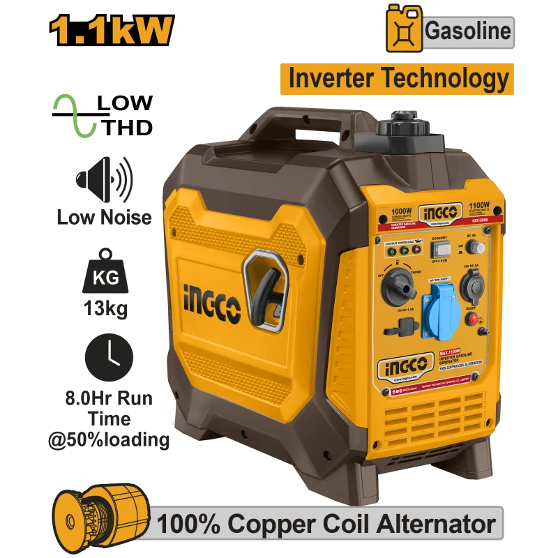 Generatore Inverter A Benzina 1.1kw