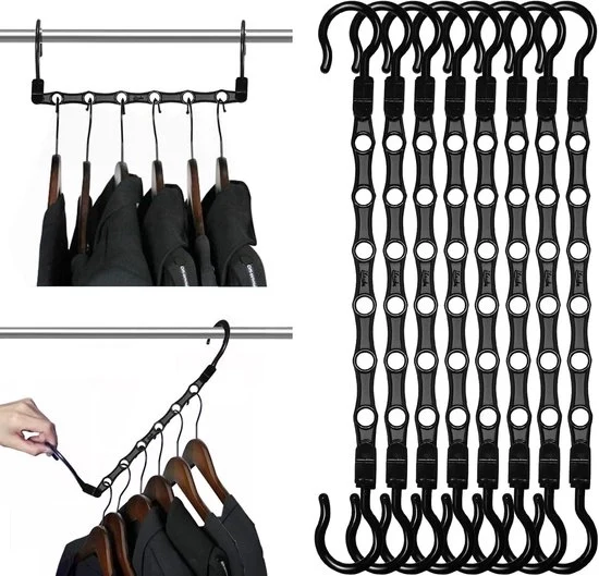 Hanger multifunzione - Spazia risparmiando - 8 pezzi