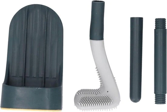 Spazzola per il water a forma di mazza da golf - Flessibile, Impermeabile, Antiscivolo, Comodo - Spazzola per la pulizia del water con funzione di pulizia automatica per WC, Lavabi, Vasca da bagno (Midnight Green)