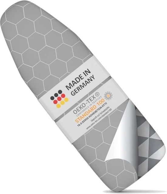 Kit di protezione per tavola da stirare 130 x 45 per generatore di vapore - Copertura per tavola da stirare con riflettore termico - Kit di protezione per tavola da stirare con cinturino elastico (L) Protezione per tavola da stirare