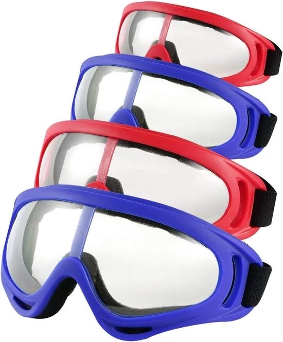 4-pack occhiali di sicurezza - impermeabili e impermeabilizzati - occhiali flessibili - sport esterni - protezione oculare