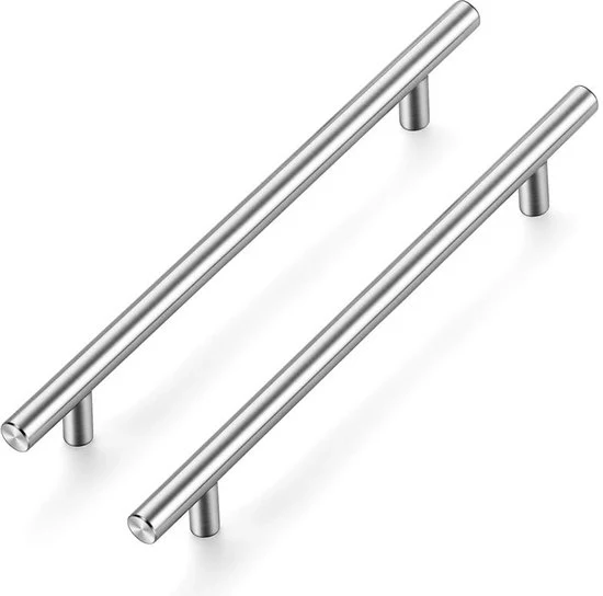 Greppi per mobili - acciaio inossidabile - 15 pezzi - colore argento - 192 mm