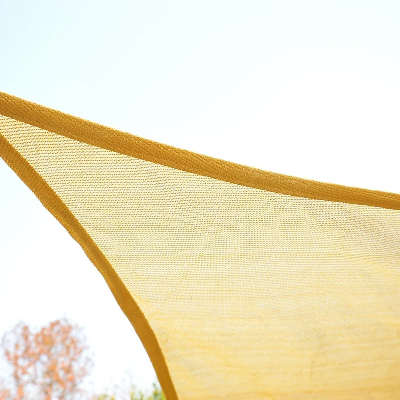 Tenda Vela da Giardino Triangolare 3x4m in HDPE Sabbia