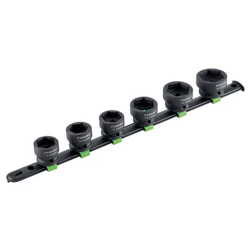 SET CHIAVI A BUSSOLA ESAGONALI RINFORZATE 1/2"-SERIE EXTRA PIATTA Fasano FG 628/S6