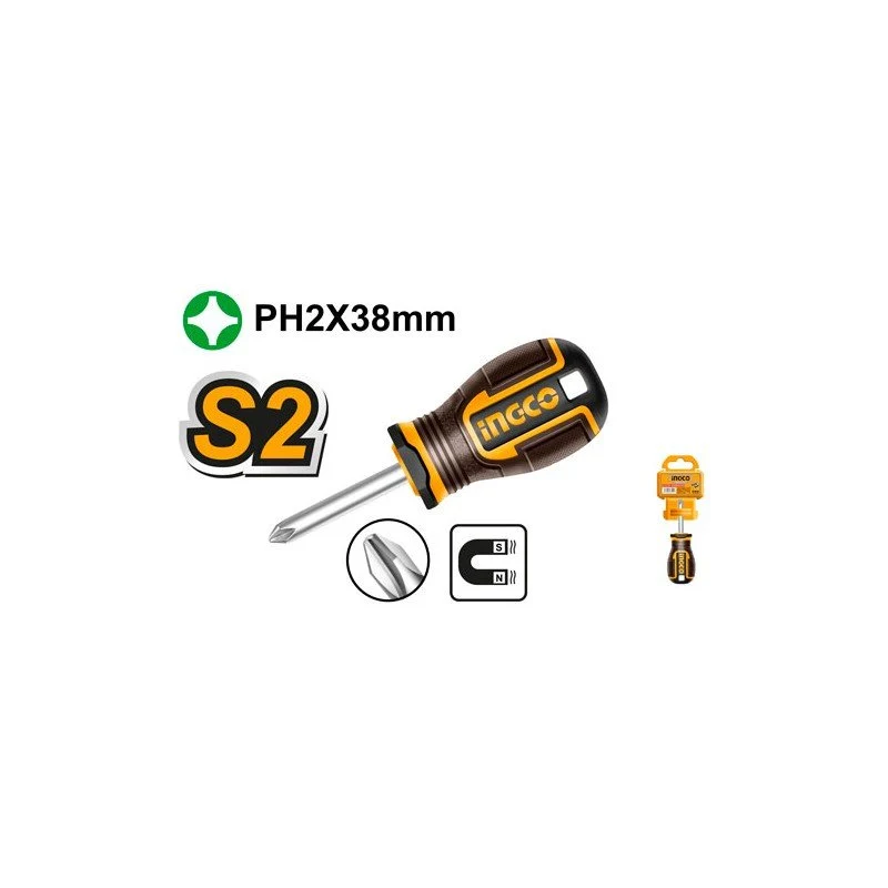 Cacciavite Phillips 6x38mm Ph2 Magnetico