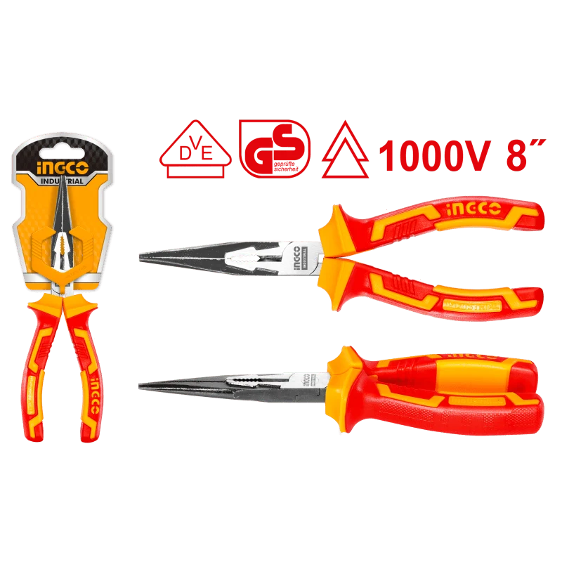 Pinza A Becco Lungo Isolata 200mm