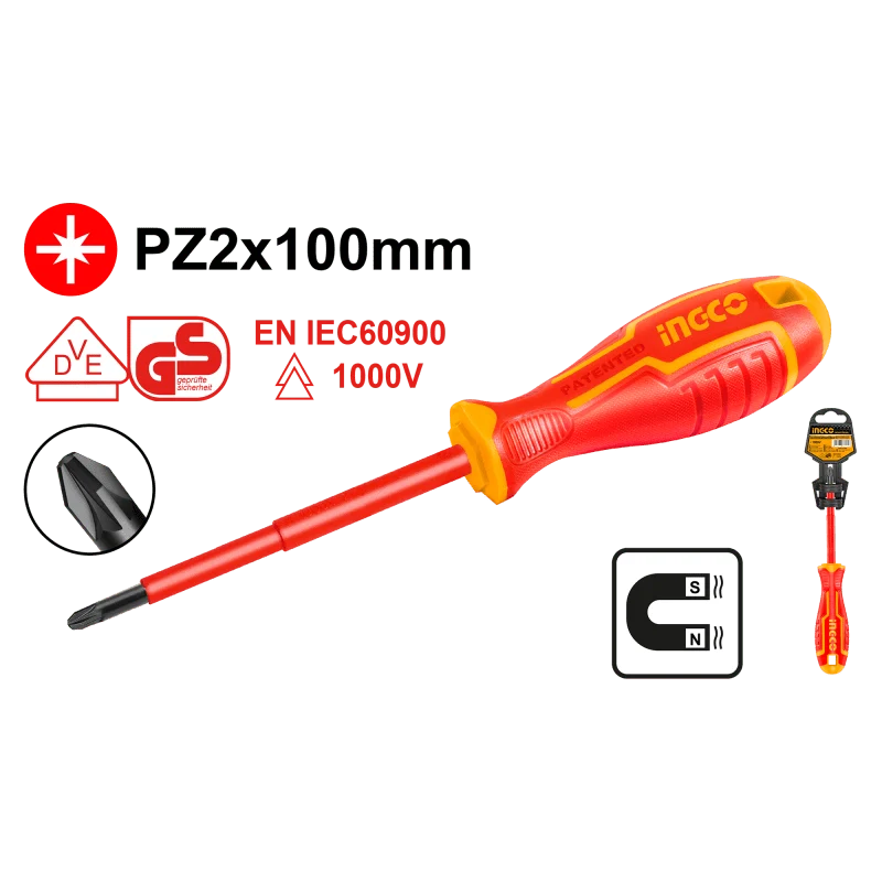 Cacciavite Isolato Pz2x100mm