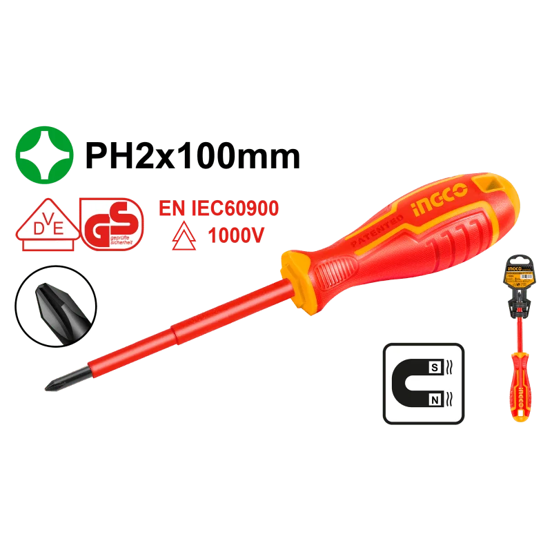 Cacciavite Isolato Ph2x100mm