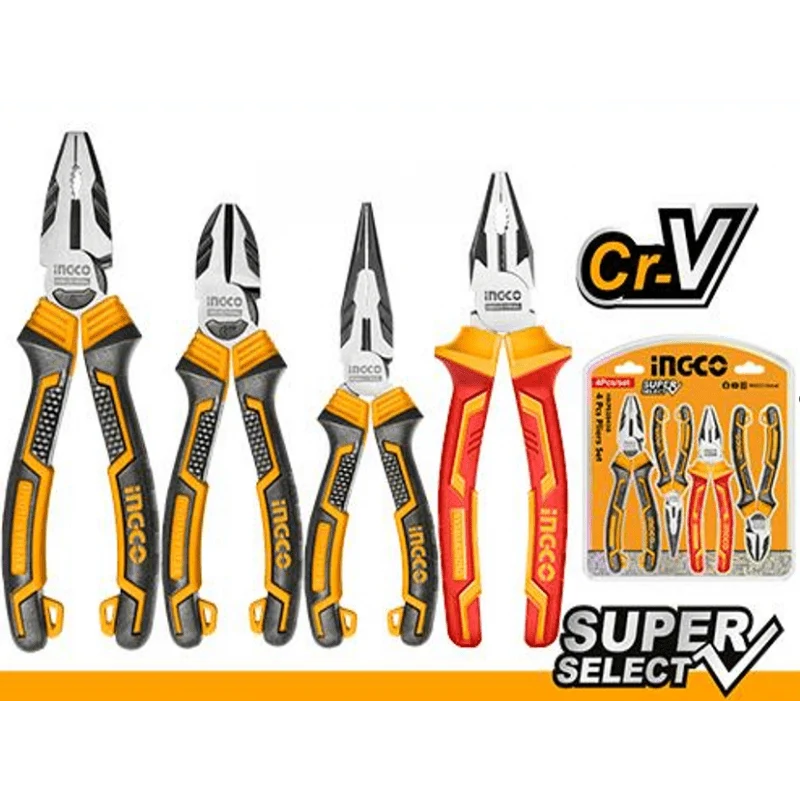 Set 4 Pinze Professionali