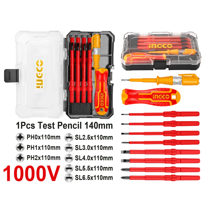 Set 10pz Isolati con cacciavite