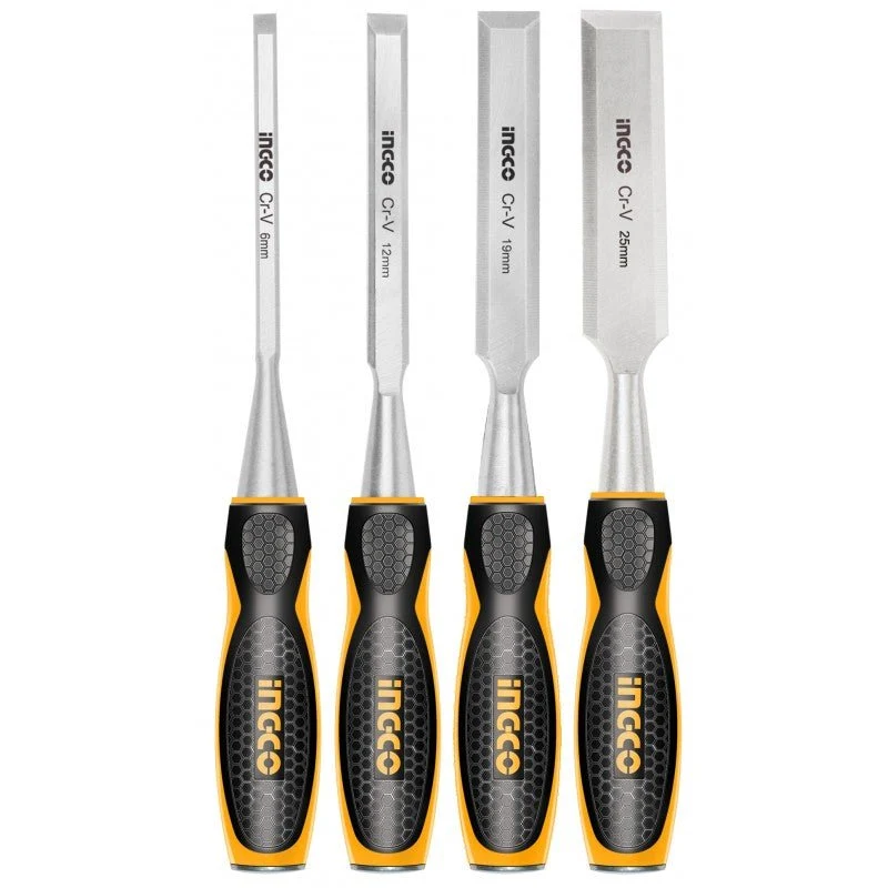 Set 4 scalpelli legno