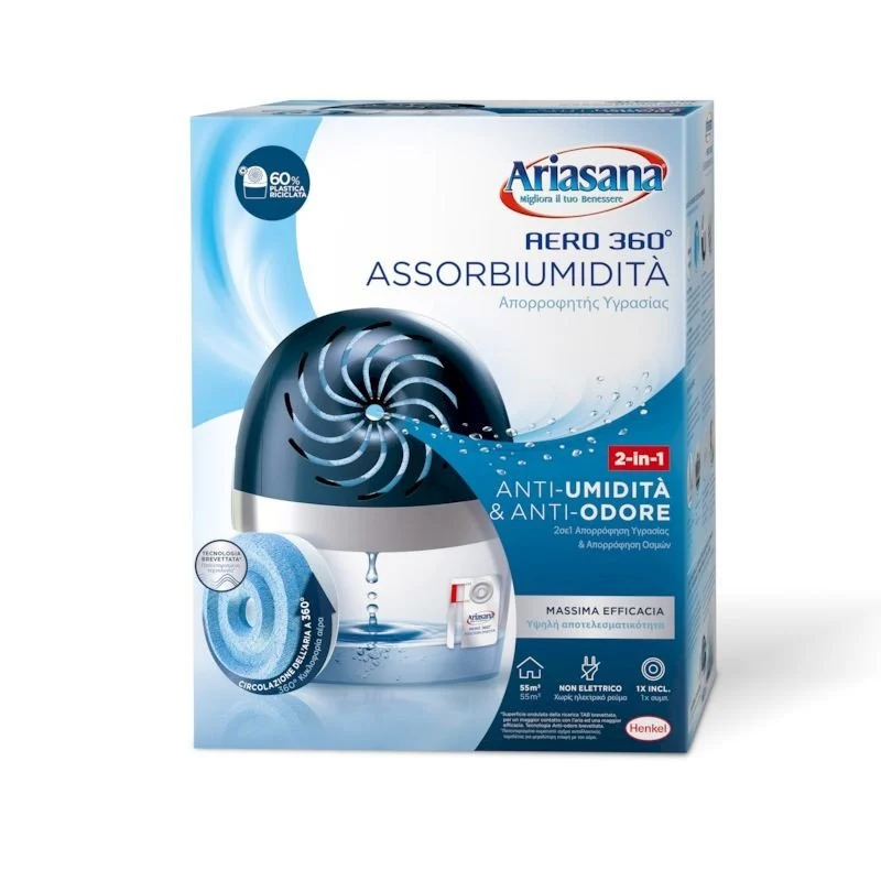 Kit Assorbiumidità Aero360 1 ricarica Ariasana
