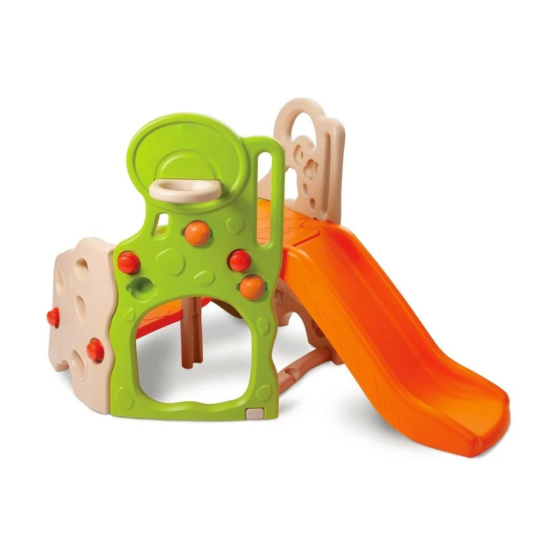 Scivolo per Bambini 140x91x82 cm in Plastica Play Center LIL Adventurers