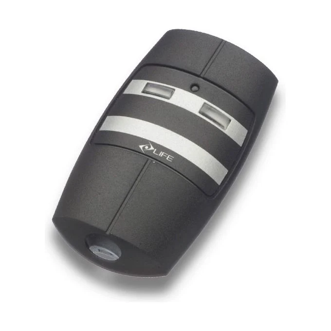 Sice Tech 70959 Life Fido 2 Telecomando Apricancello 2 Tasti 433.92 MHz Rolling Code 64 bit colore Nero