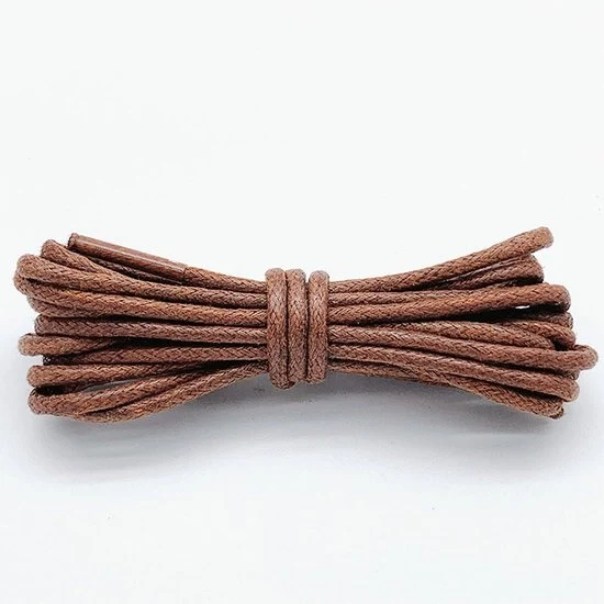 2 paia di cavi in cotone di 90 cm - Cavi in cotone ronde di 2,5 mm - Cavi in cotone robusti - Cavi in cotone duraturi - Cavi per stivali - Cavi in cotone impermeabili - Per scarpe e stivali eleganti