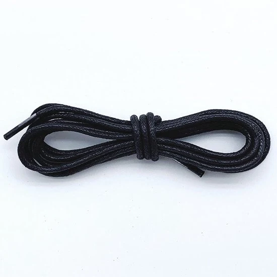 Due paia di cordoncini di cotone lungo 60 cm - Cordoncini rotondi di 2,5 mm - Cordoncini robusti rotondi - Cordoncini duraturi - Cordoncini per stivali - Cordoncini in pelle impermeabili - Per scarpe e stivali eleganti