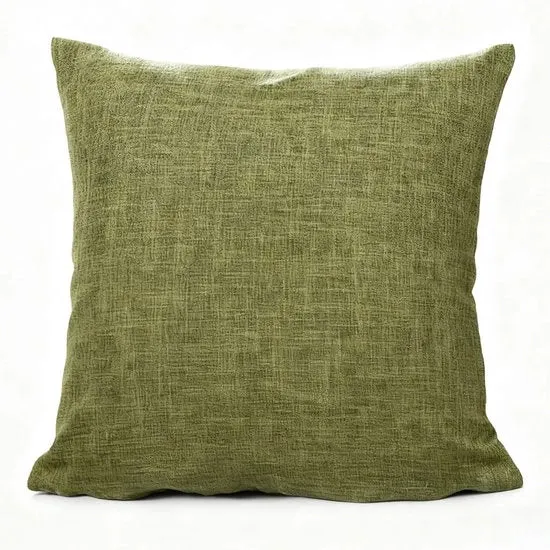 2 pezzi di coprifuoco decorativo per cuscini - stile rustico di fattoria Boho - copertura di cuscino in lino spesso - copertura quadrata di cuscino - con chiusura a slitta invisibile - adatto per divano letto, ufficio (40x40 cm)
