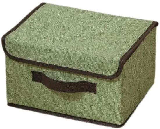 Scatola di stoccaggio 3 in 1 con coperchio - Scatola di stoccaggio pieghevole con coperchio - Scatola di stoccaggio - Scatola di stoccaggio pieghevole e impermeabile per la casa - Scatola di stoccaggio multifunzione per abiti e pantaloni - 27x20x16cm