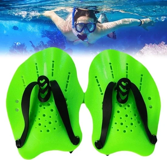 Pedali da nuoto adattabili - Pedali da nuoto in silicone - Pedali da nuoto per allenamento - Pedali da nuoto per training di forza - Attrezzatura di supporto per nuoto - Dimensioni: 20x13,5 cm
