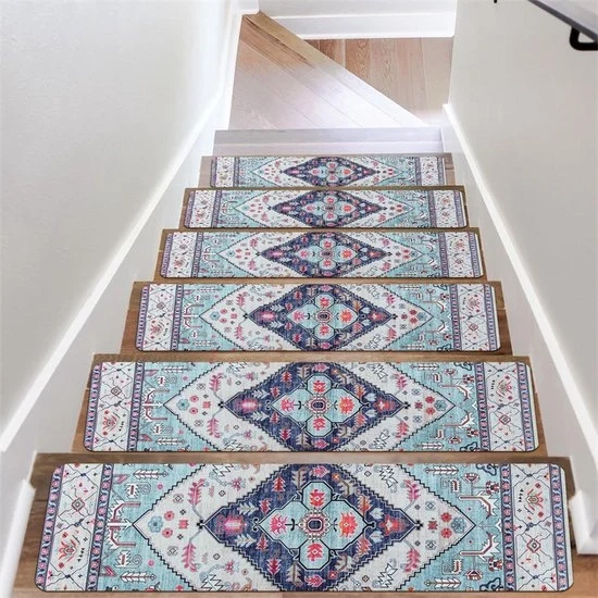 Tappeto Trappato 26x80CM - 15 Pacchi - Scarpata Antiscivolo - Piastra Trappato Rimosibile - Scarpata Bagnata Resistenze al Punto - Piastra Trappato Assorbente e Secante - Sicuro per Bambini, Anziani e Animali Domestici - più simmetria verde