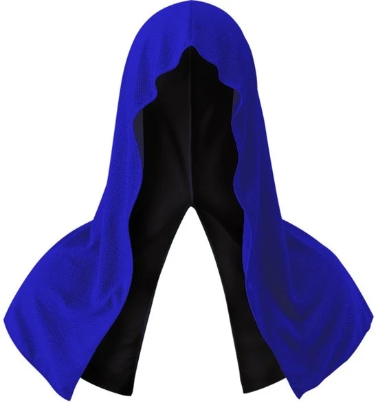 Hoodie-handdoeken raffreddanti, asciugamani raffreddanti diretti per collo e viso, asciugamani per gelo per tempo caldo, cuffie raffreddanti per sport, campeggio, bicicletta e altre attività - Blu reale