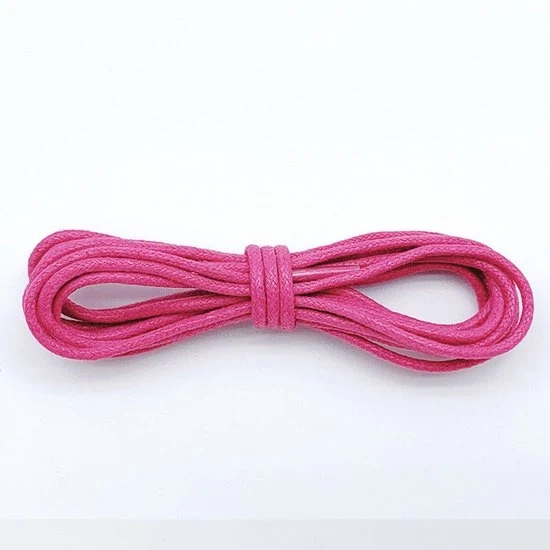 2 paia di cordoncini in cotone di 80 cm - Cordoncini rotondi di 2,5 mm - Cordoncini robusti rotondi - Cordoncini duraturi - Cordoncini per stivali - Cordoncini in pelle impermeabili - Per scarpe e stivali eleganti
