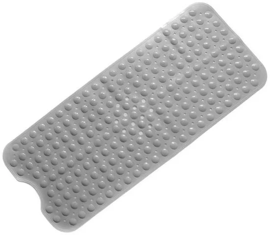 Matrice antiscivolo per vasca da bagno - sicura, duratura e comoda - resistente alla muffa e al BPA - senza lattice - lavabile in lavatrice - disponibile in 100 x 40 cm - colore grigio - 40*100cm