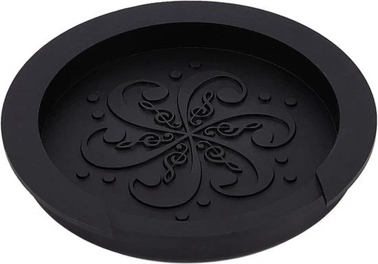 Blocco di Feedback per Chitarra - Demper Acustico per Chitarra - Nero - Riduzione Rumore - Eliminatore di Feedback per Chitarra - Protezione - Chitarre Acustiche - Silicone - Blocco di Arresto dello Stridulo - Riduzione Rumore - Accessori