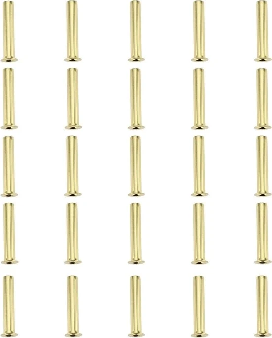 Inserti di compressione in rame - 100 pezzi - 1/4 pollice diametro esterno - tubo per acqua olio aria - compatibile con Allecto - metallo dorato - parti