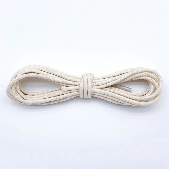 2 paia di cordoni in cotone di 70 cm - Cordoni in cotone di 2,5 mm - Cordoni robusti - Cordoni impermeabili - Cordoni per scarpe e stivali - Cordoni in cotone trattati con cera - Per scarpe e stivali eleganti