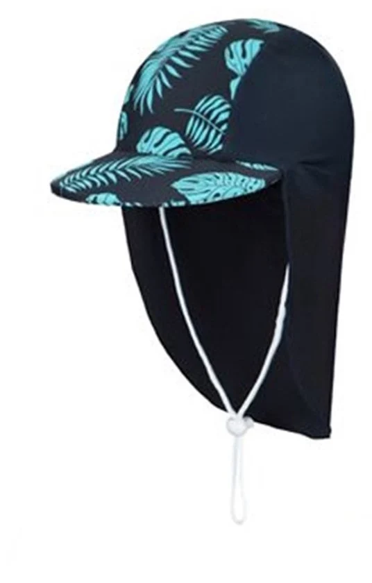 Cappello solare per bambini - Cappello solare per bambini per esterno - Cappello solare per bambini da 1 a 10 anni - Con cintura mento regolabile - Protegge viso e collo - Adatto per giocare al mare, nuotare, viaggiare