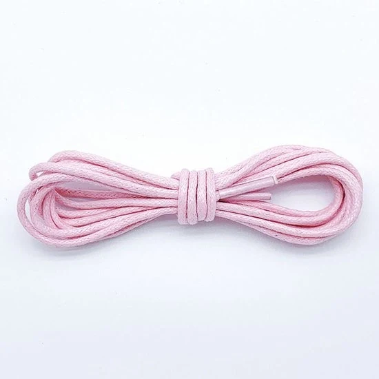 2 paia cordoncini in cotone di 60 cm - Cordoncini rotondi di 2,5 mm - Cordoncini robusti rotondi - Cordoncini duraturi - Cordoncini per stivali - Cordoncini in pelle impermeabili - Per scarpe e stivali eleganti