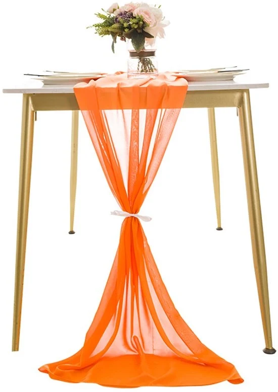 Telaio per tavola - Tavolo romantico per matrimonio - Festa per il battesimo - Festa di compleanno Decorazioni - Lavabile - 70 x 300 cm