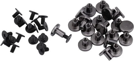 Kit di attrezzi per riparazioni - Set di chiavi inglese - Duraturo - Nero e Rosso - Con testa magnetica - Per tutte le riparazioni - 25 pezzi.