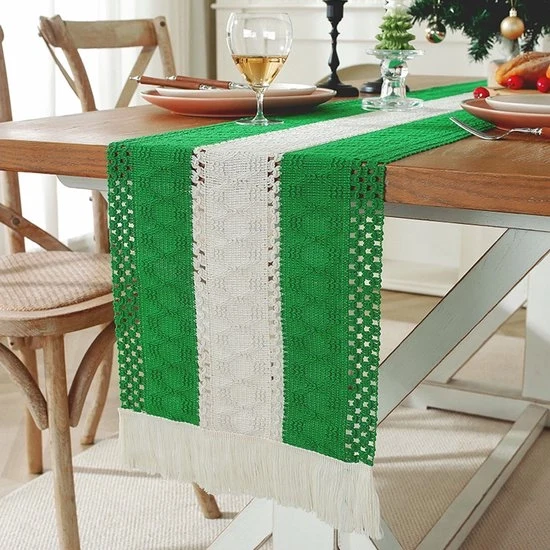 Operatore per tavolo in stile rustico da 30x400cm - Operatore per tavolo con pennelli - Operatore per tavolo bohemien - Decorazione per tavolo in stile rustico - Adatto per decorazione per tavolo, casa, doccia per il matrimonio, matrimonio