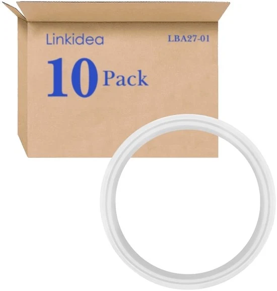 Kit di sigillatura a doppia imboccatura 10 pezzi - anello di sigillatura in silicone - ariostatico - alimentare sicuro - termoresistente - diametro 5 cm - anello di sigillatura