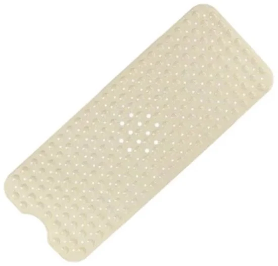 Matrice antiscivolo per vasca da bagno - senza viti, BPA, senza lattice, resistente alla muffa, lavabile in lavatrice - sicuro, sostenibile e comodo per vasche da bagno (100 x 40 cm) - Khaki - 40*100cm